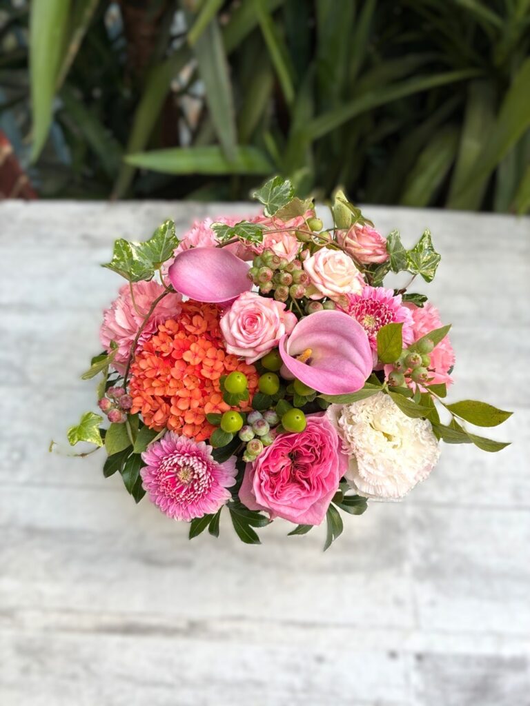 受付用　フラワーアレンジ　上呉服町