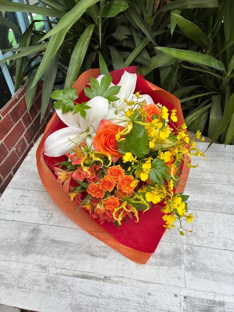 送別用　花束　店屋町