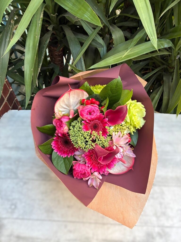 送別用　花束　綱場町