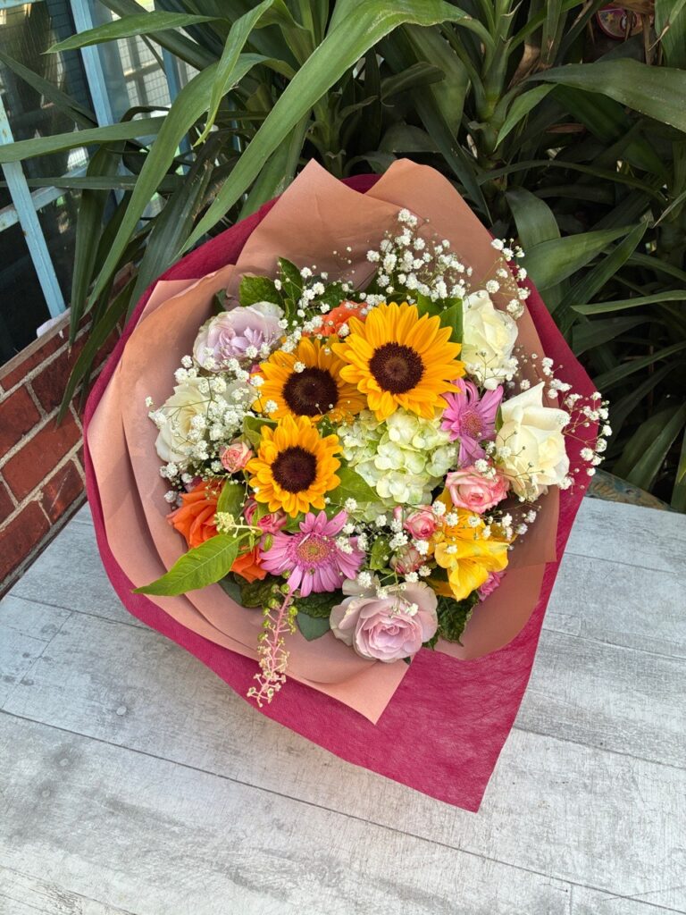 御祝　花束　ご来店