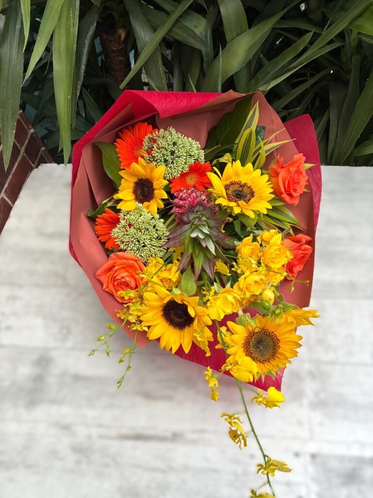 舞台公演　花束　ご来店