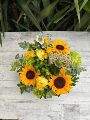 受付用　フラワーアレンジ　上呉服町