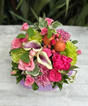 お誕生日　フラワーアレンジ　吉塚本町