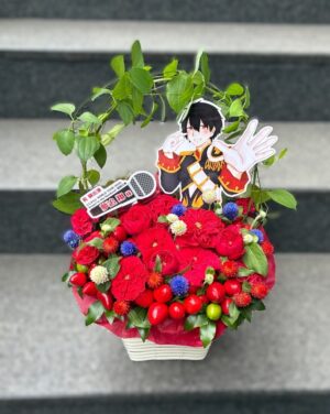 楽屋花3　フラワーアレンジ　福岡サンパレス