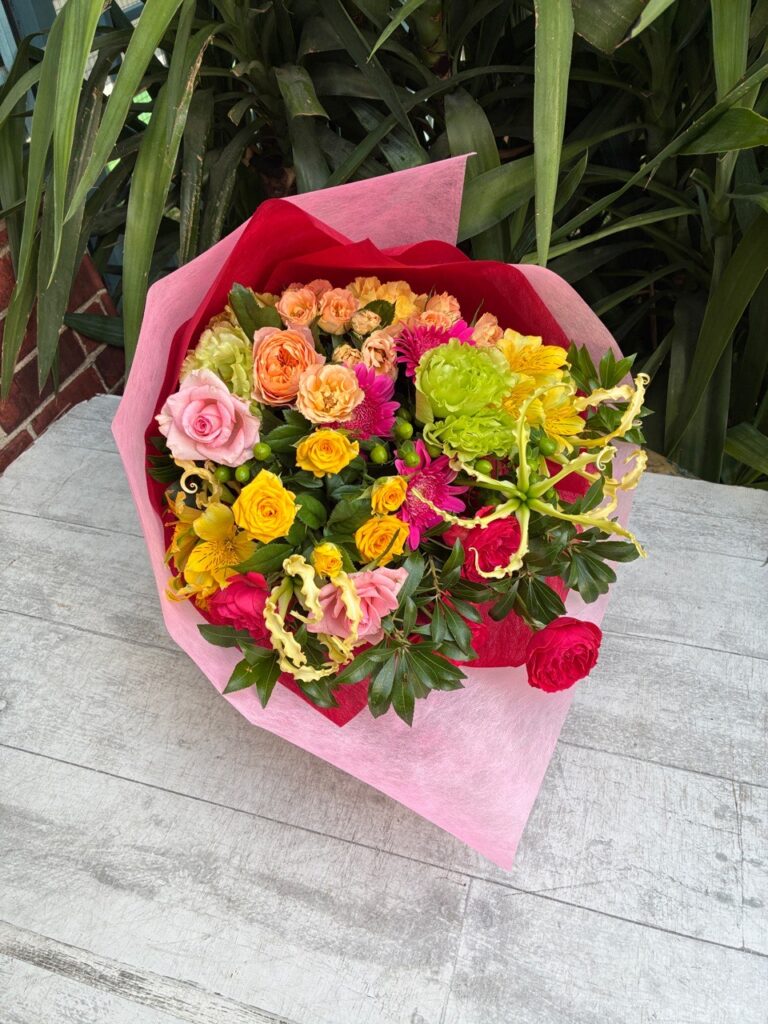 結婚記念日　花束　松崎