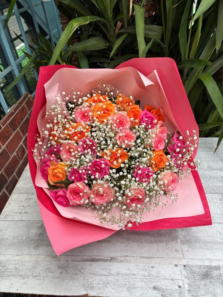 お誕生日　花束　舞松原