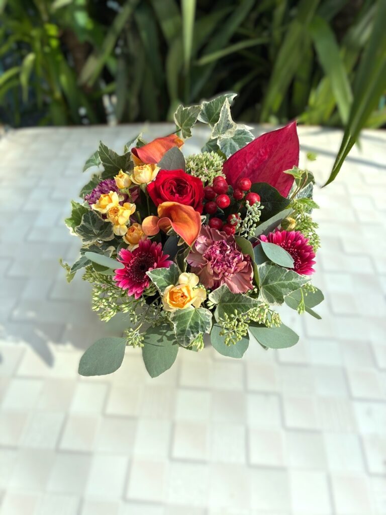 受付用　フラワーアレンジ　上呉服町