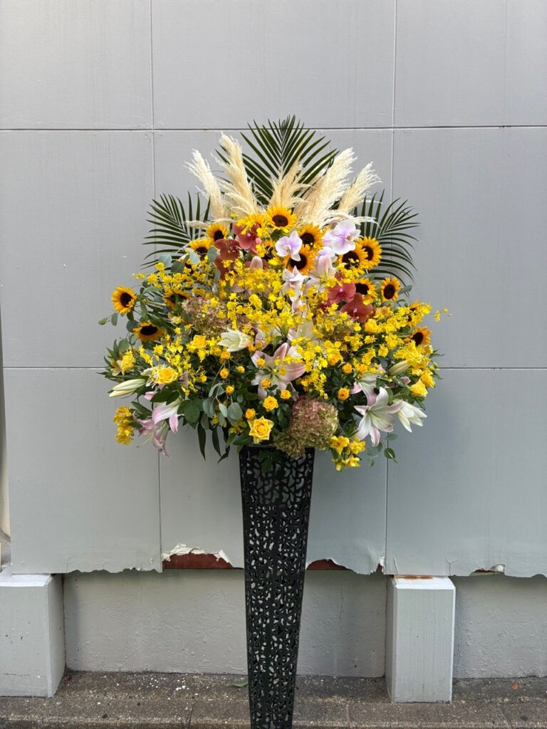 ホークス優勝　生花スタンド　PayPayドーム