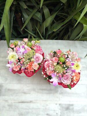 お誕生日　フラワーアレンジ　佐賀県