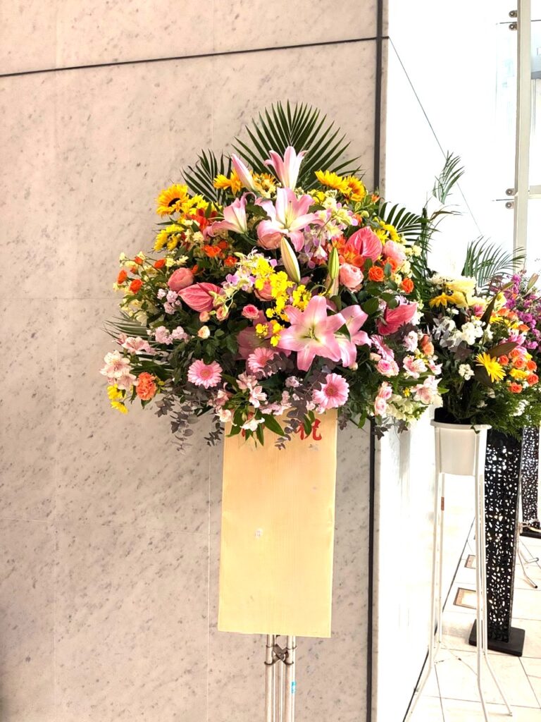 定期演奏会　生花スタンド　アクロス福岡