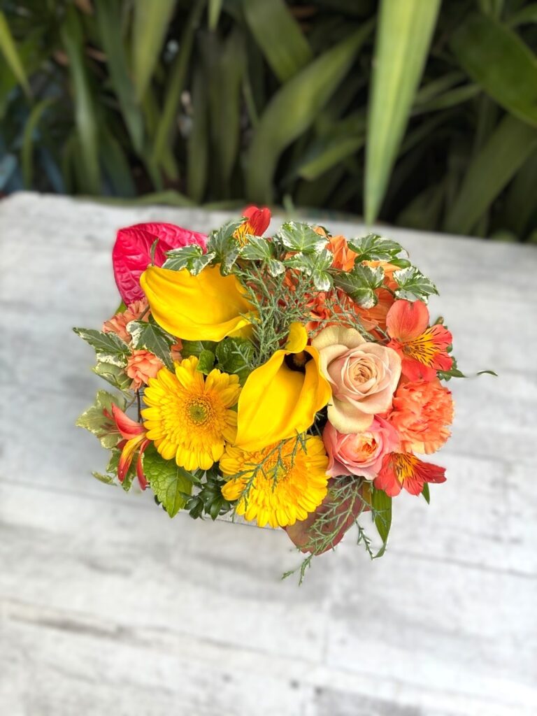 受付用　フラワーアレンジ　上呉服町