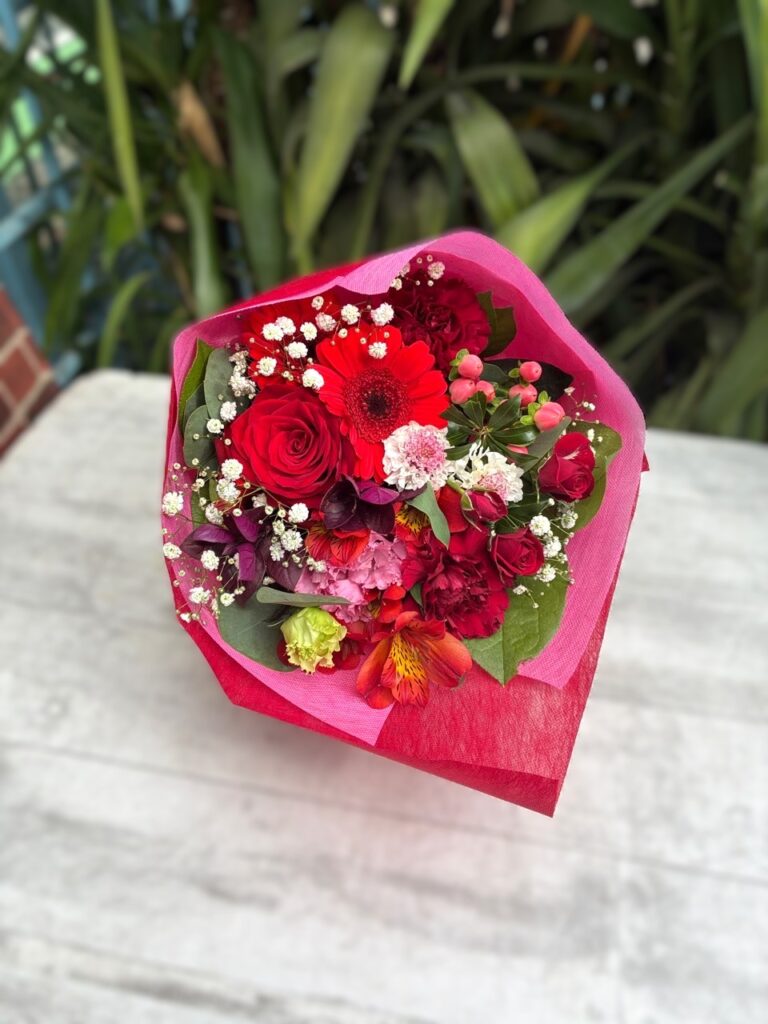 送別用　花束　ご来店