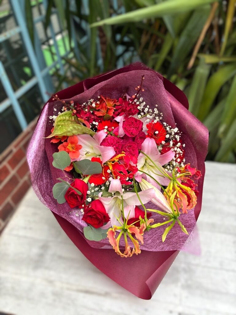 古希祝い　花束　山の上ホテル