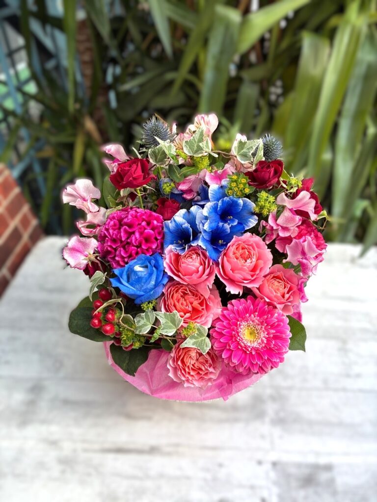 楽屋花　フラワーアレンジ　ぽんプラザホール