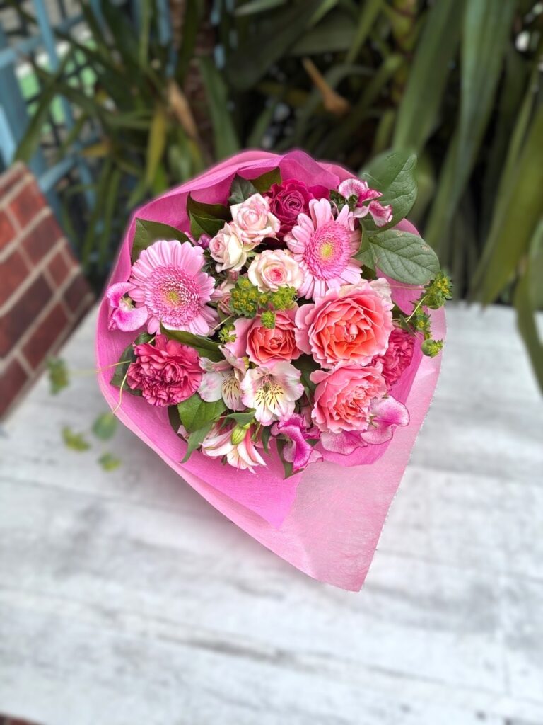 送別用　花束　ご来店