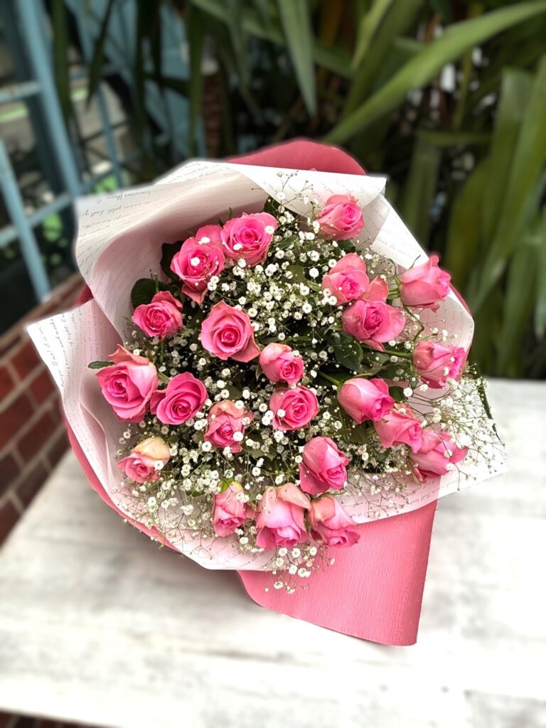 お誕生日　花束　舞松原