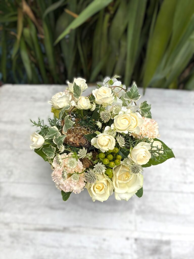 受付用　フラワーアレンジ　上呉服町