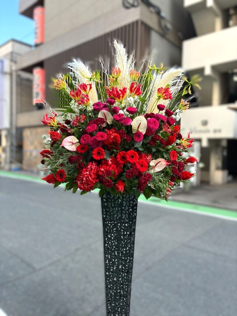 オープン祝　生花スタンド　宗像市