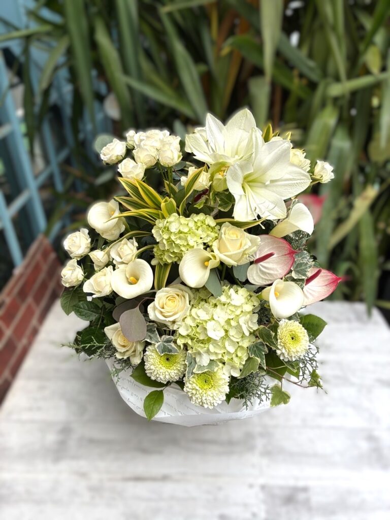 バレエ発表会　フラワーアレンジ　大橋