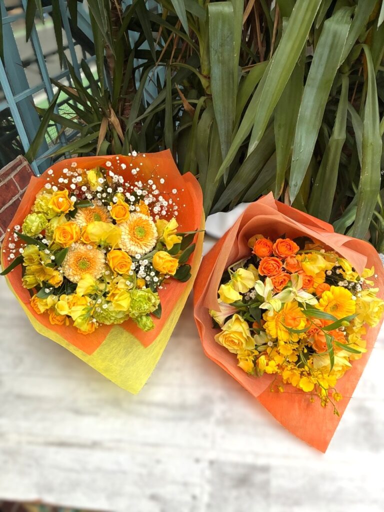 米寿祝い　花束　古賀市