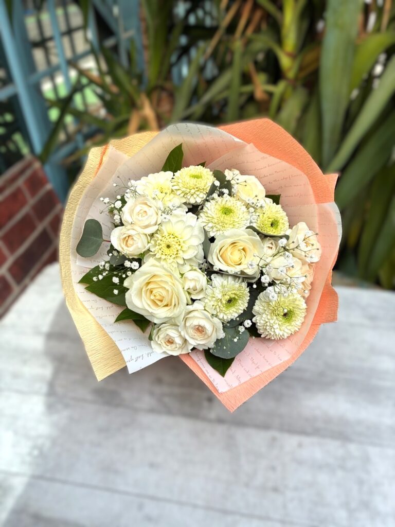 成人式　花束　春日市